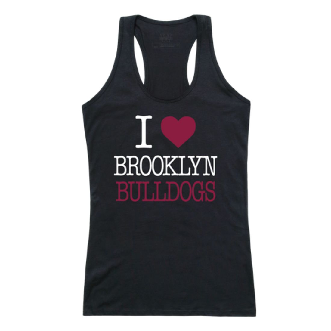 I Love Brooklyn College Bulldogs Womens Tank Top