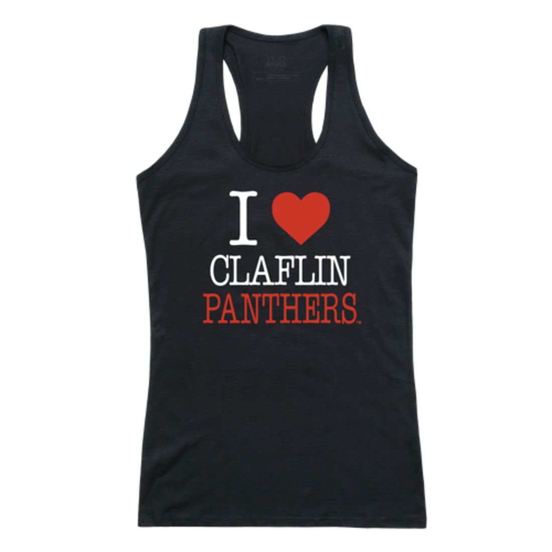 I Love Claflin University Panthers Womens Tank Top