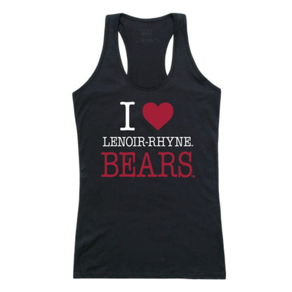 I Love Lenoir Rhyne University Bears Womens Tank Top
