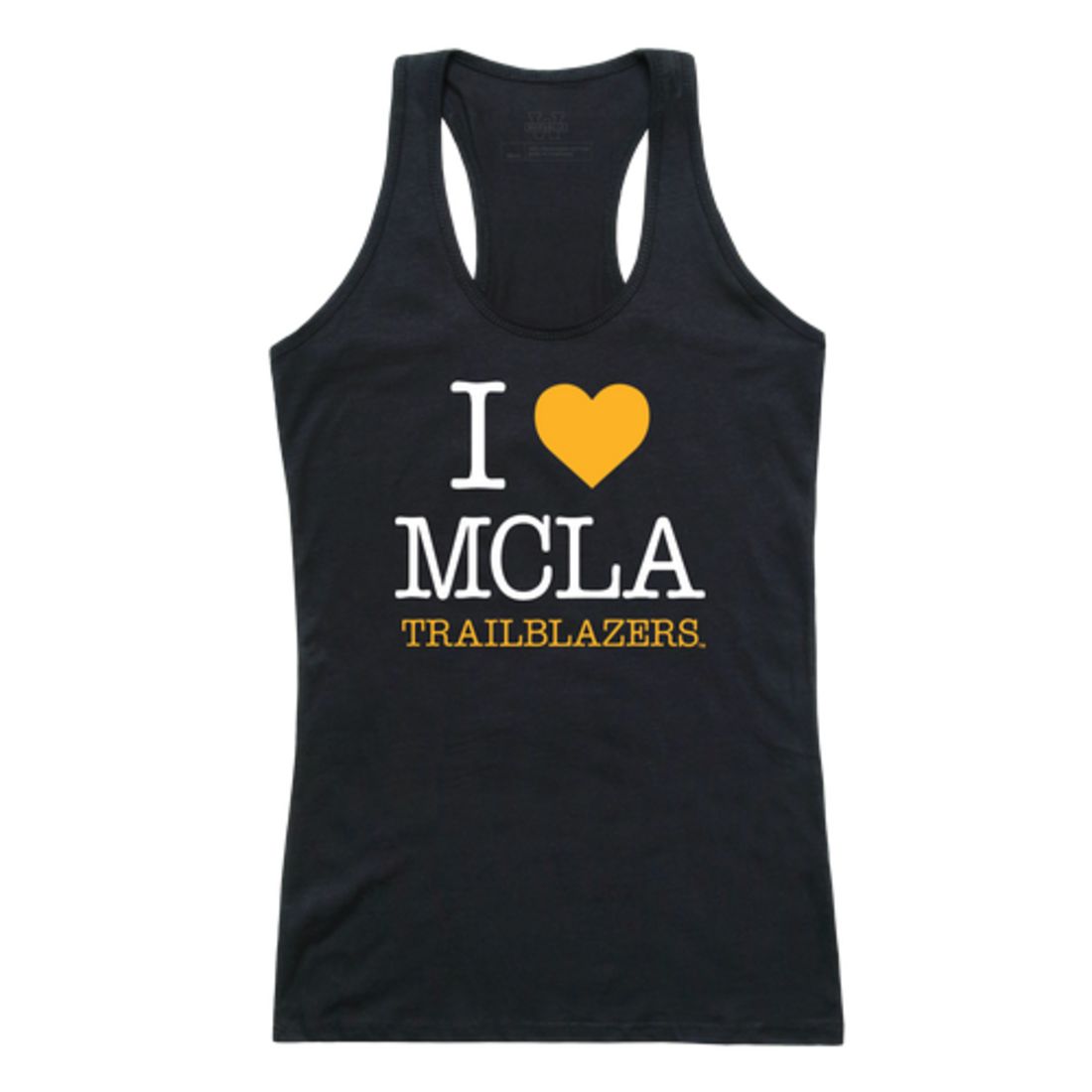 I Love Massachusetts College of Liberal Arts Trailblazers Womens Tank Top