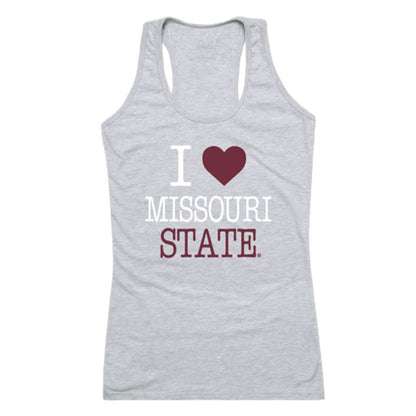 I Love Missouri State University Bears Womens Tank Top