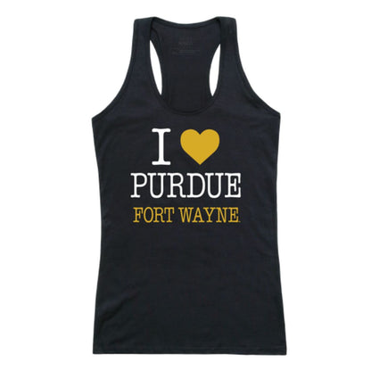 I Love Purdue University Fort Wayne Mastodons Womens Tank Top