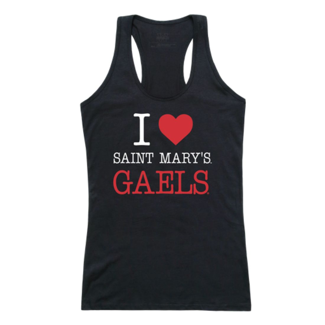 I Love Saint Marys College of California Gaels Womens Tank Top