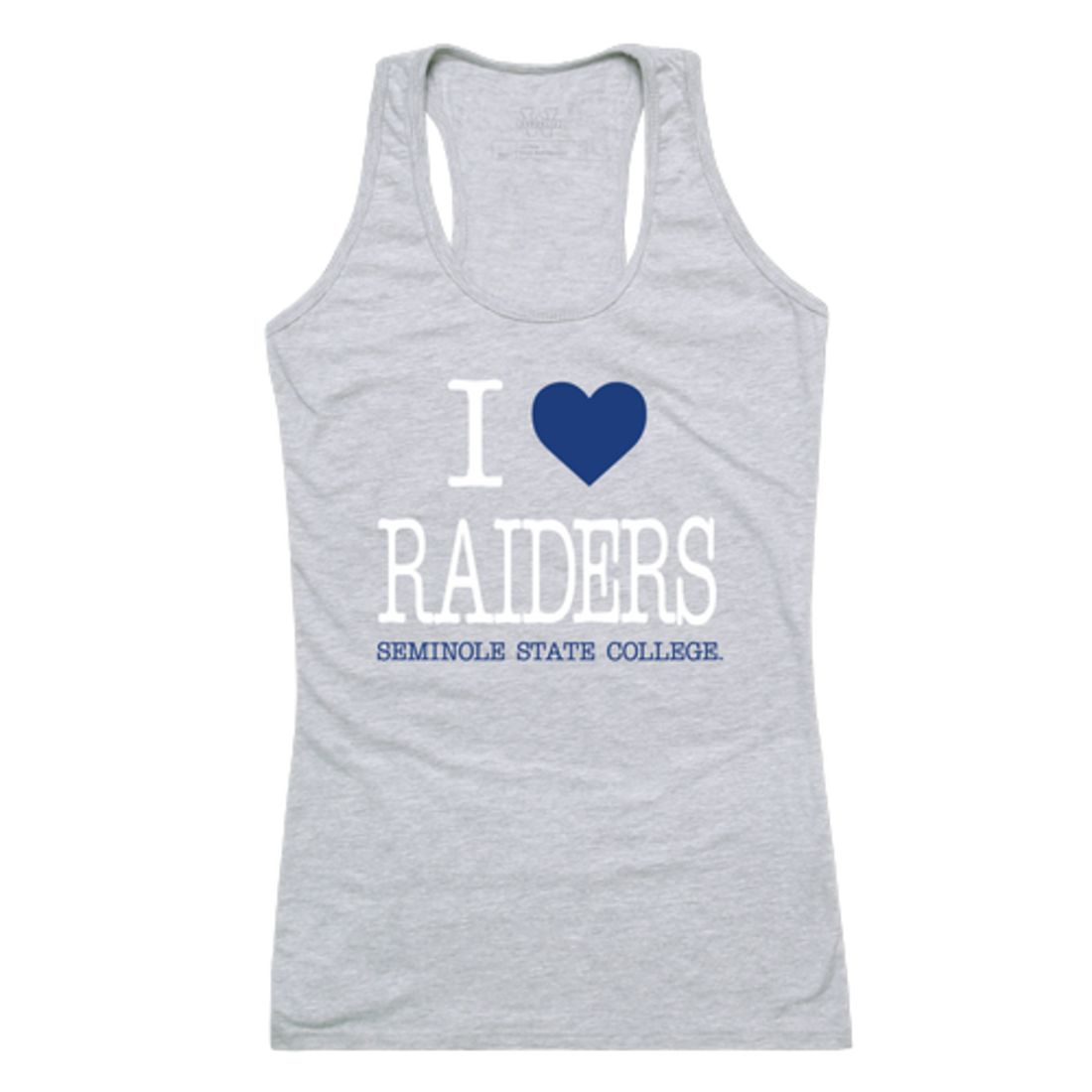 I Love Seminole State College Raiders Womens Tank Top