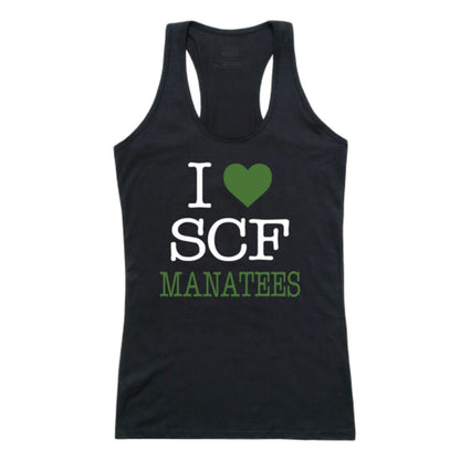 I Love State College of Florida Manatees Womens Tank Top