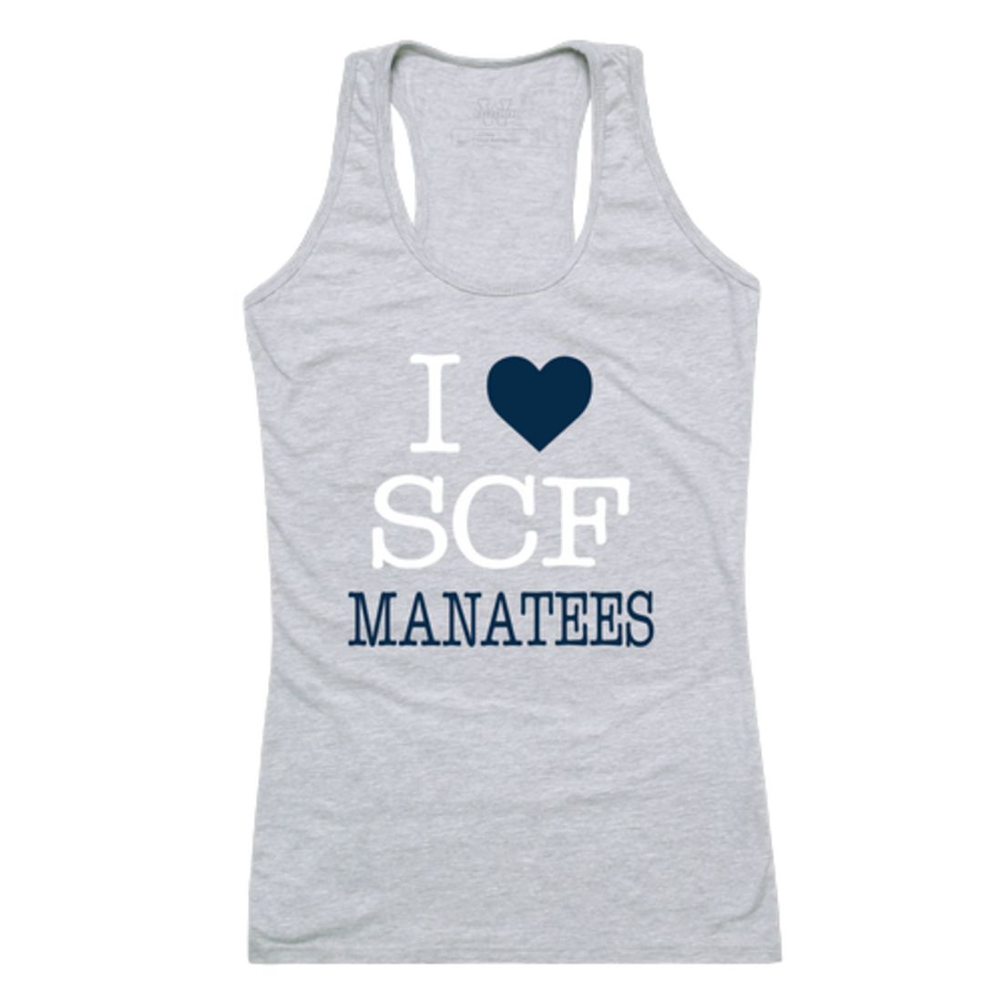 I Love State College of Florida Manatees Womens Tank Top