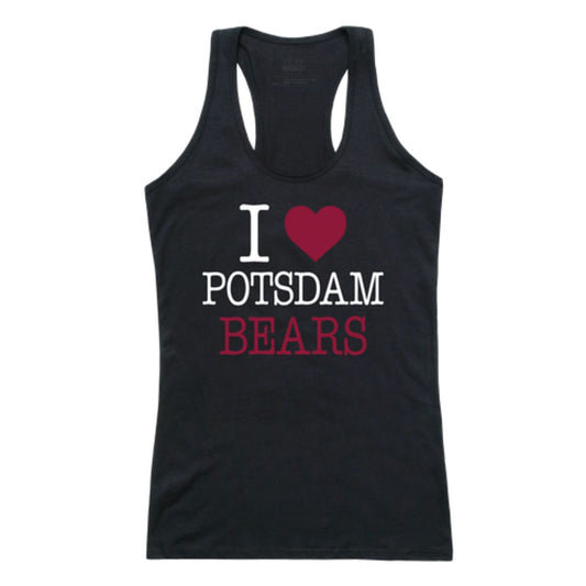 I Love State University of New York at Potsdam Bears Womens Tank Top