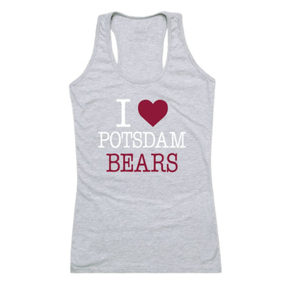 I Love State University of New York at Potsdam Bears Womens Tank Top