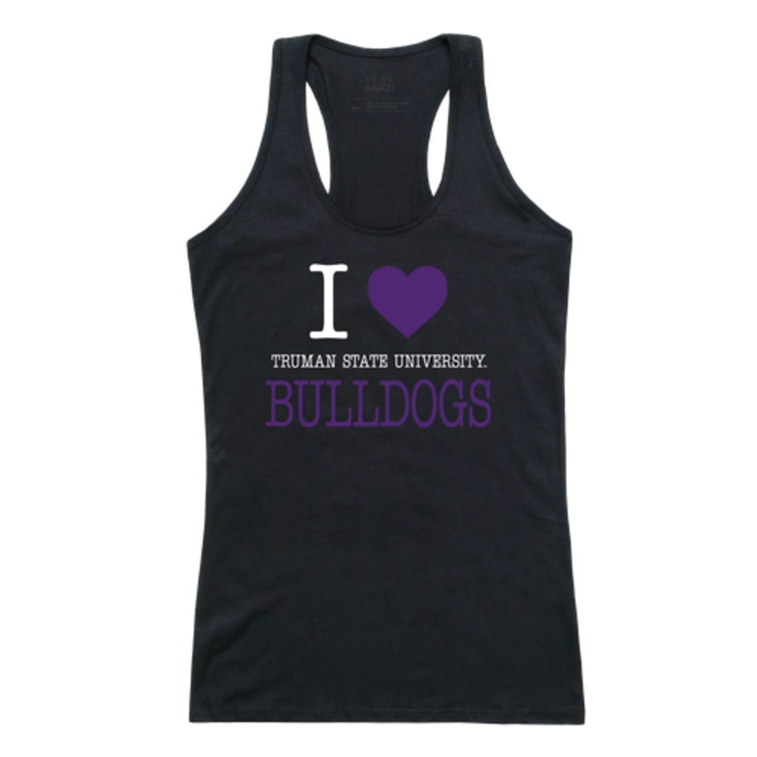 I Love Truman State University Bulldogs Womens Tank Top