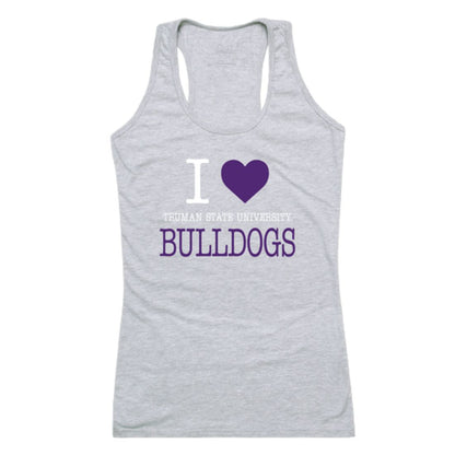 I Love Truman State University Bulldogs Womens Tank Top