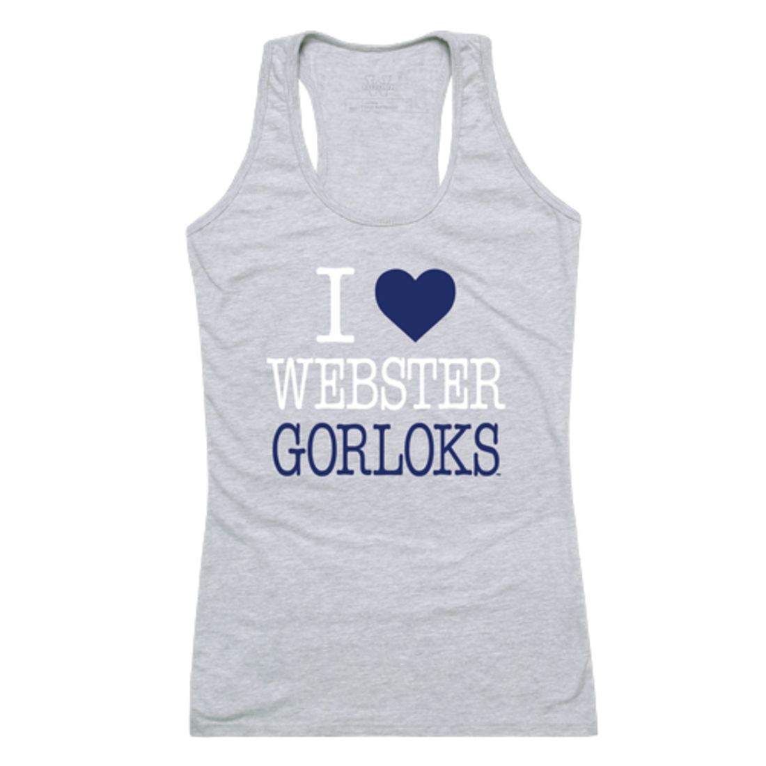 I Love Webster University Gorlocks Womens Tank Top