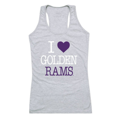 I Love West Chester University Rams Womens Tank Top