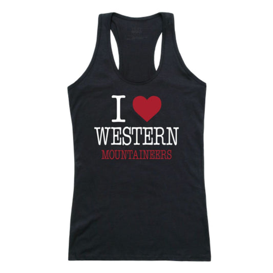 I Love Western Colorado University Mountaineers Womens Tank Top