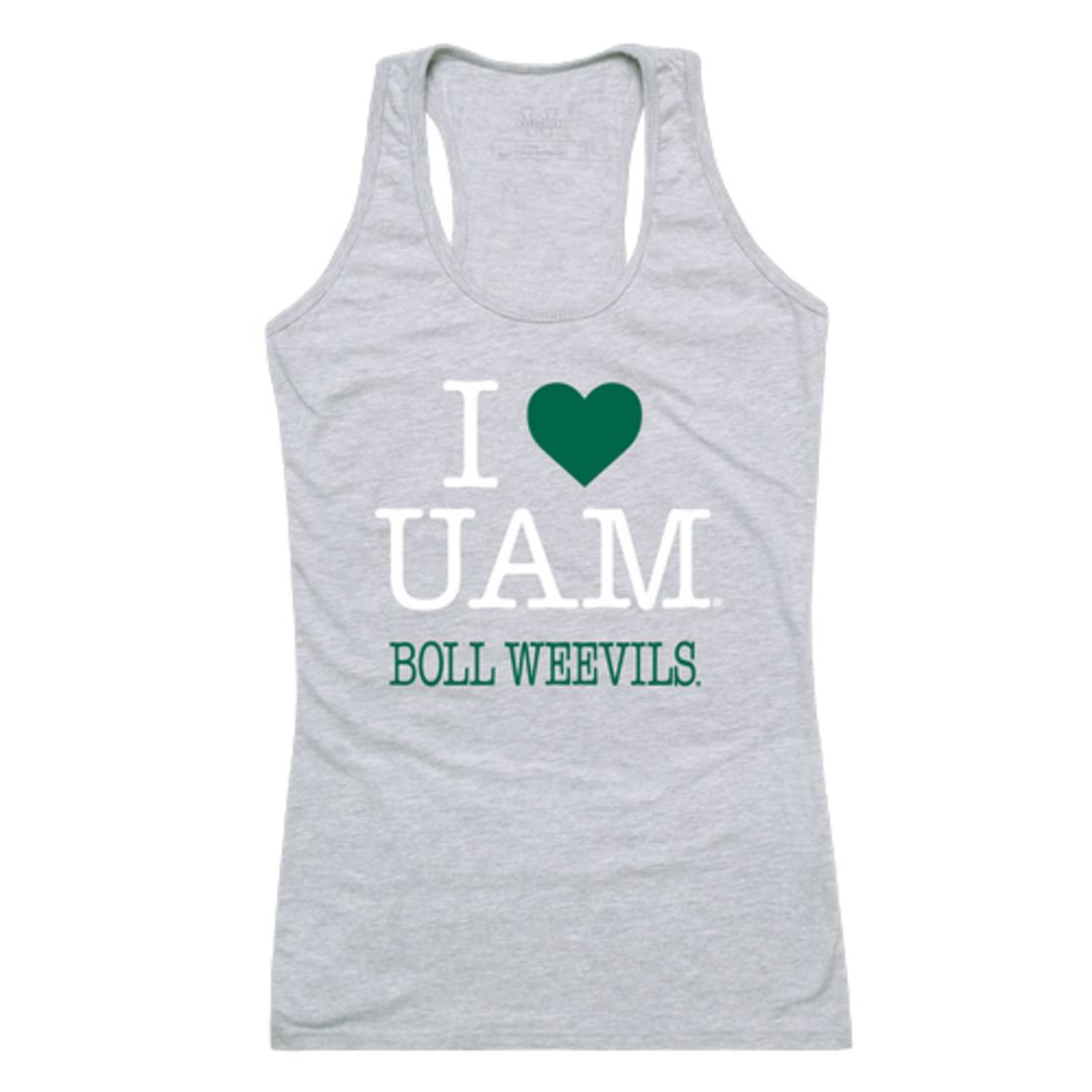 I Love University of Arkansas at Monticello Boll Weevils & Cotton Blossoms Womens Tank Top