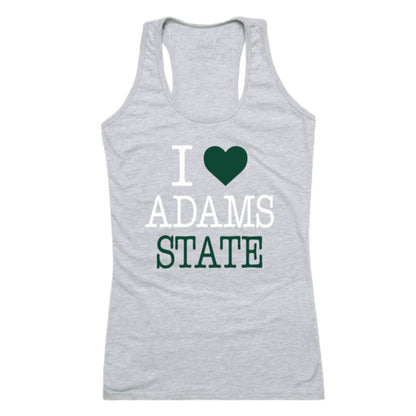 I Love Adams State University Grizzlies Womens Tank Top