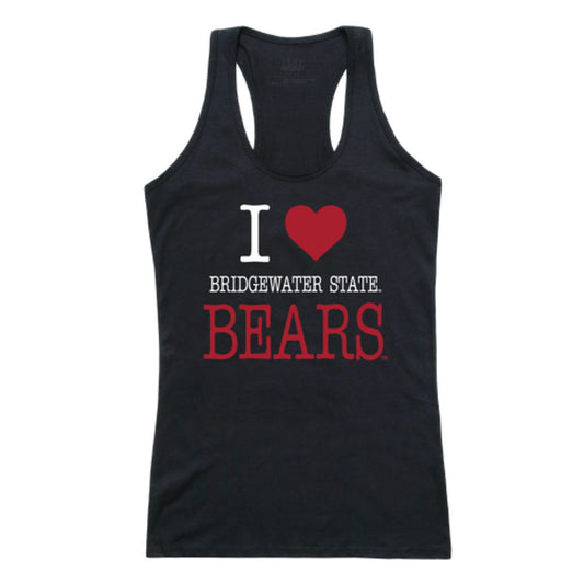 I Love Bridgewater State University Bears Womens Tank Top