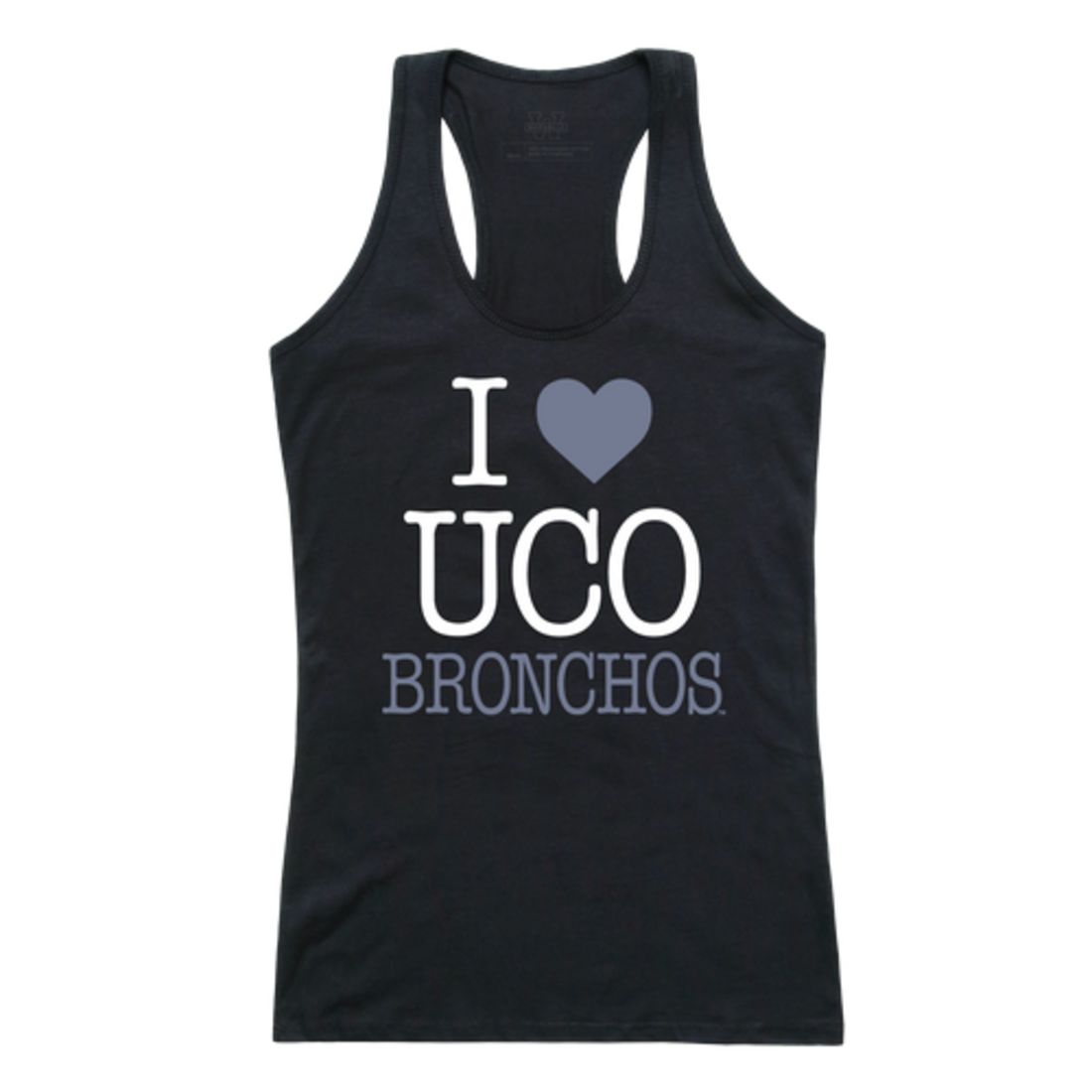 I Love University of Central Oklahoma Bronchos Womens Tank Top