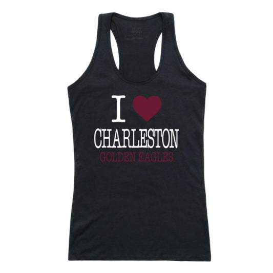 I Love University of Charleston Golden Eagles Womens Tank Top