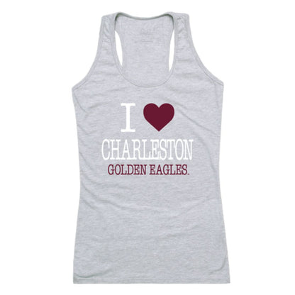 I Love University of Charleston Golden Eagles Womens Tank Top