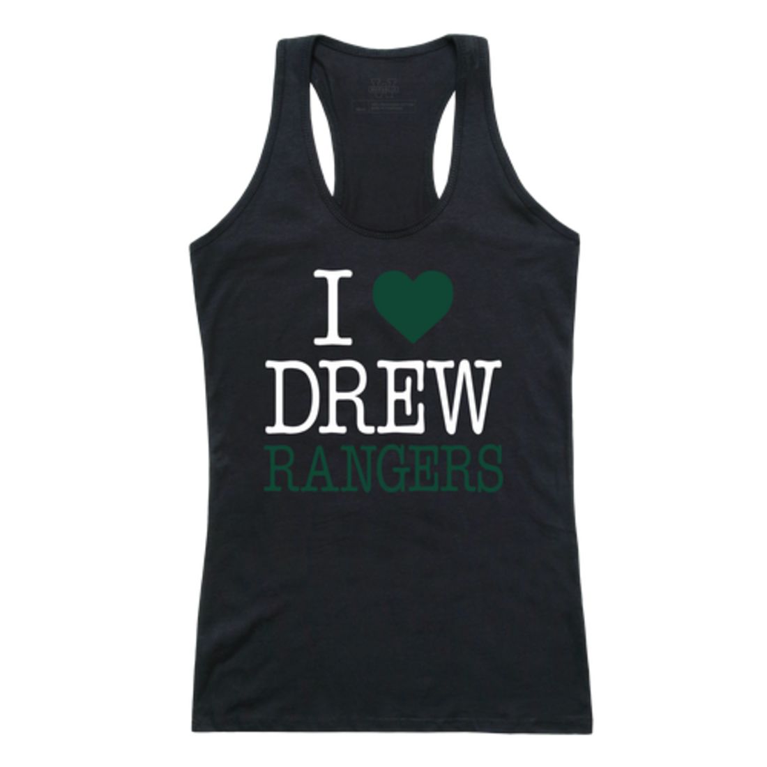 I Love Drew University Rangers Womens Tank Top