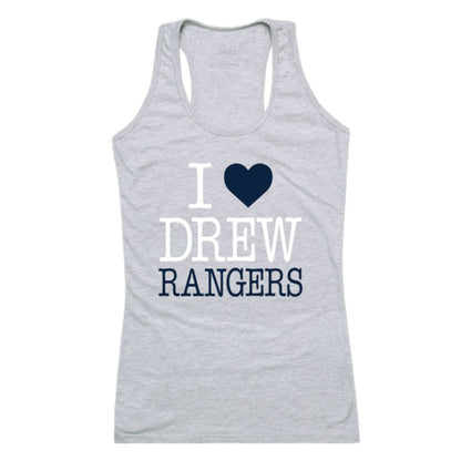 I Love Drew University Rangers Womens Tank Top