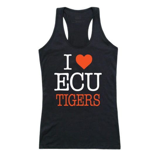 I Love East Central University Tigers Womens Tank Top