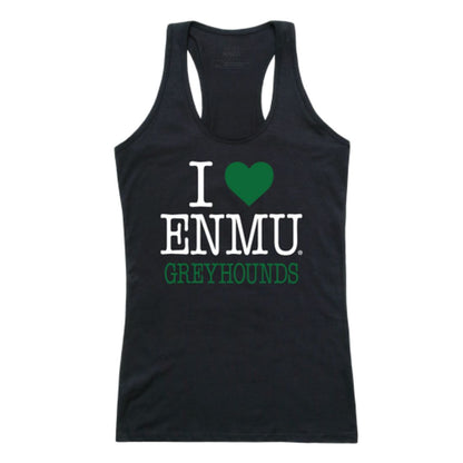 I Love Eastern New Mexico University Greyhounds Womens Tank Top