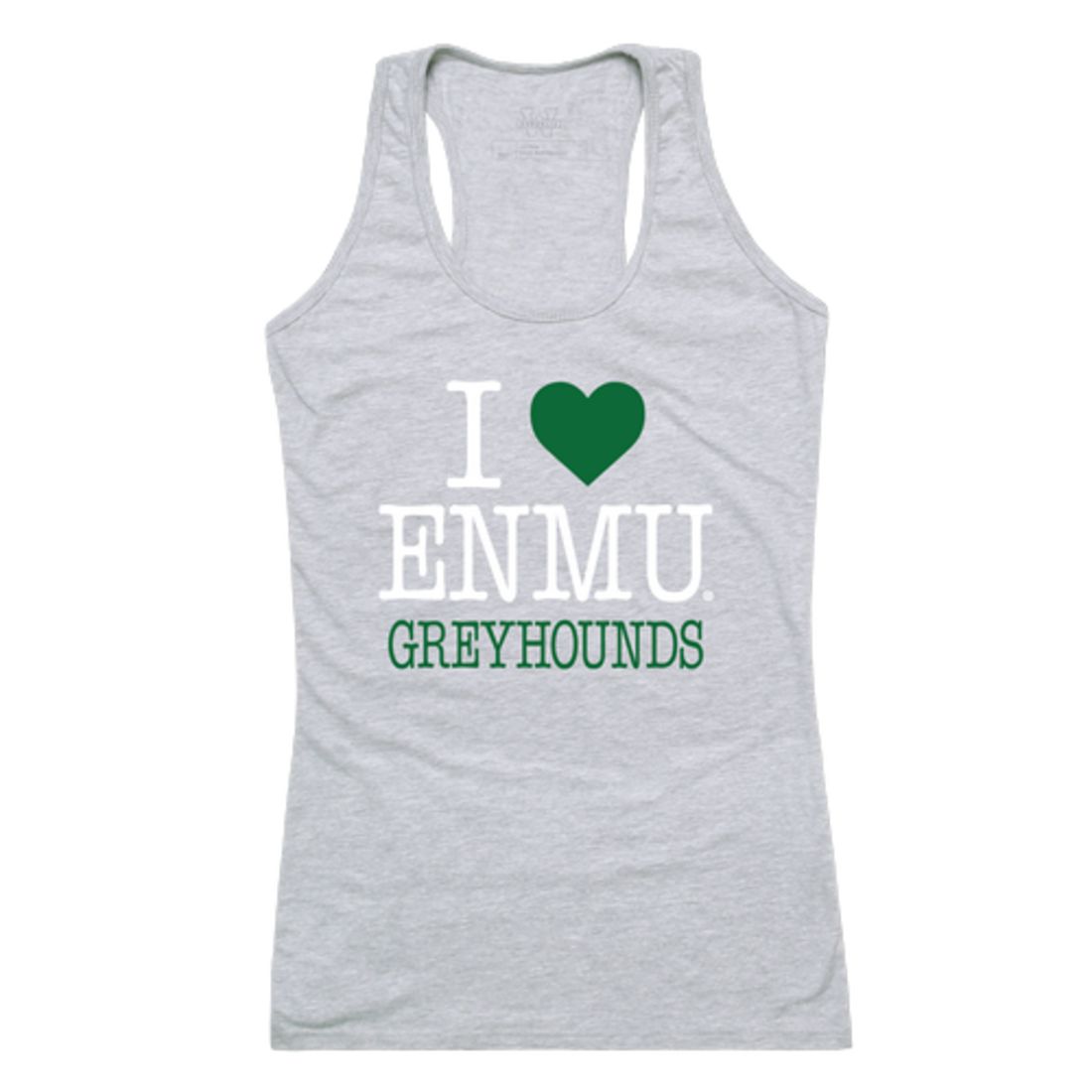 I Love Eastern New Mexico University Greyhounds Womens Tank Top