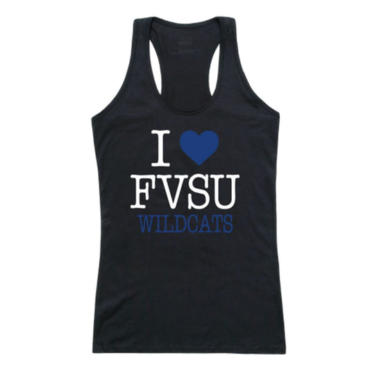 I Love Fort Valley State University Wildcats Womens Tank Top