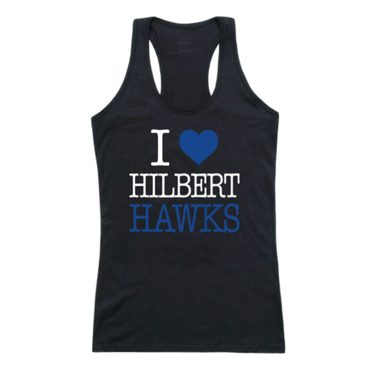 I Love Hilbert College Hawks Womens Tank Top