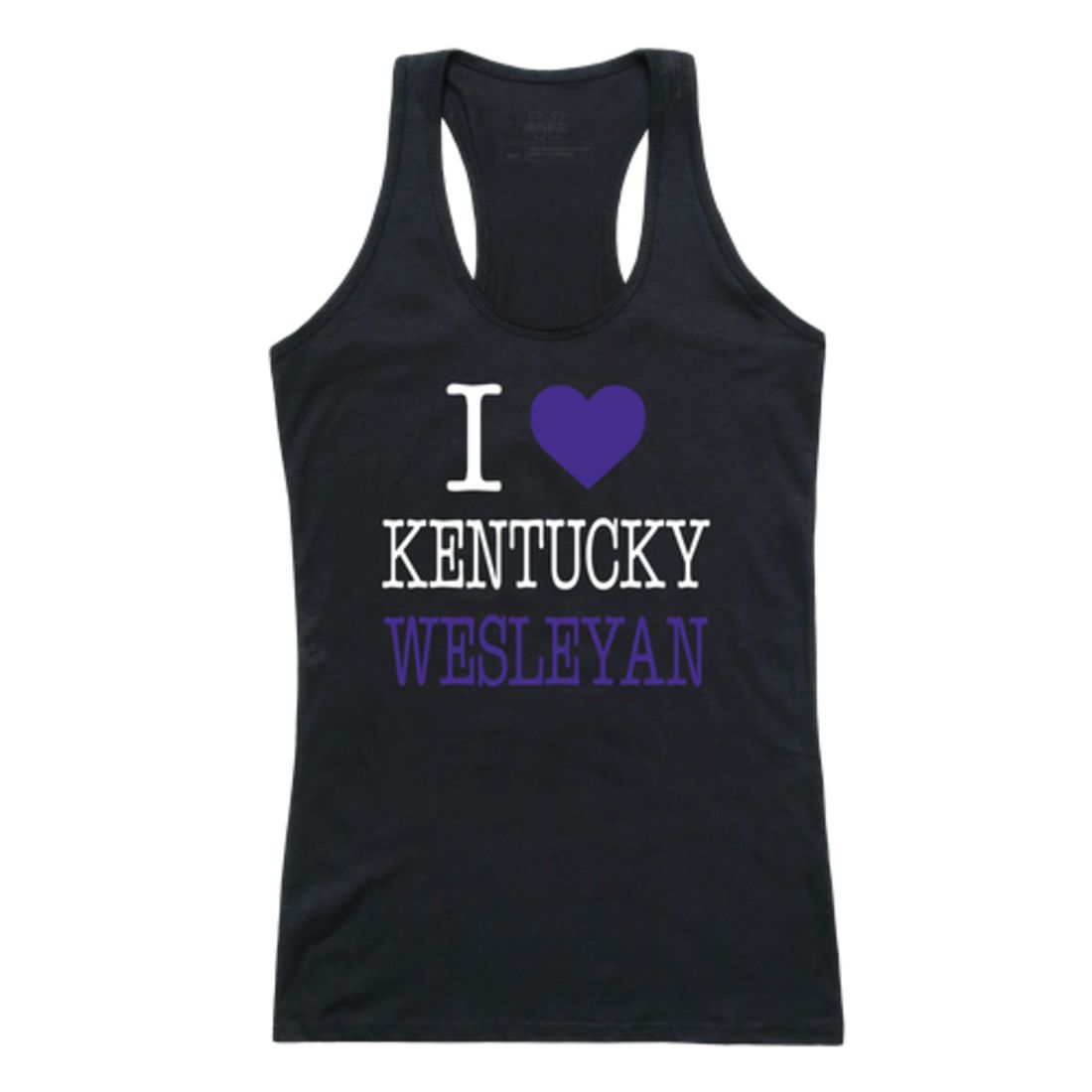 I Love Kentucky Wesleyan College Panthers Womens Tank Top