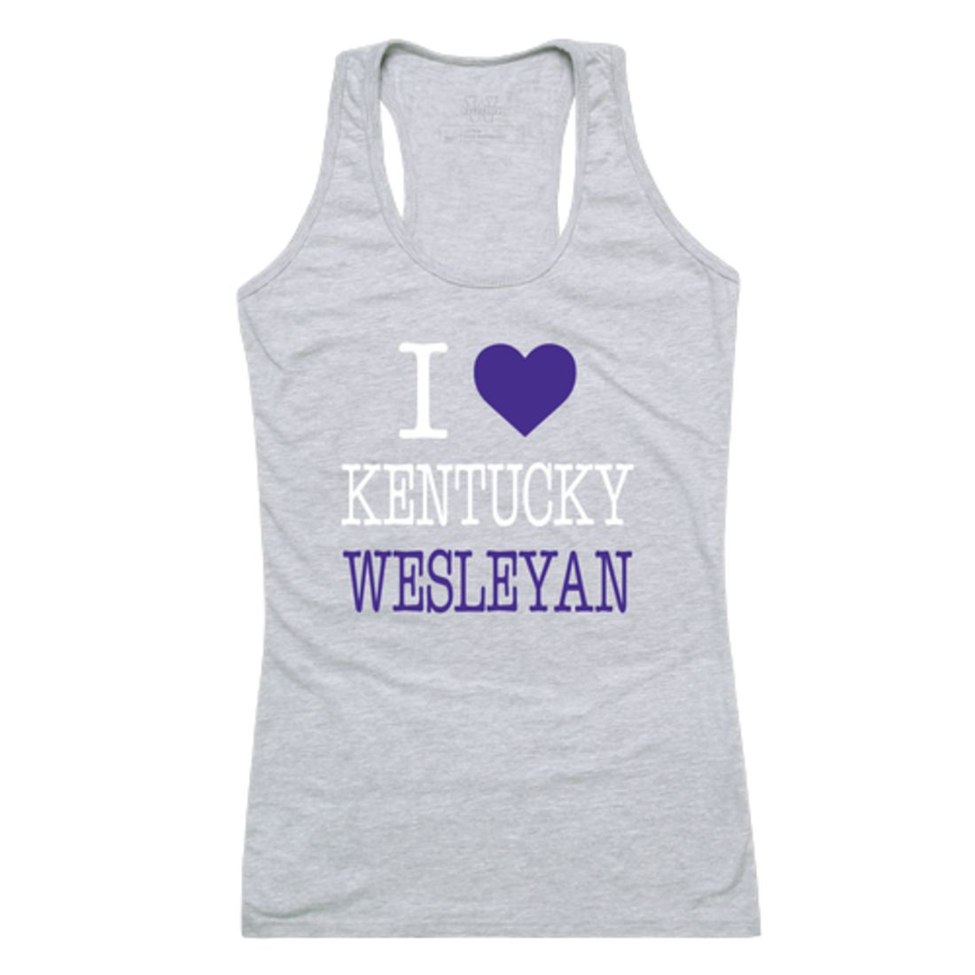 I Love Kentucky Wesleyan College Panthers Womens Tank Top