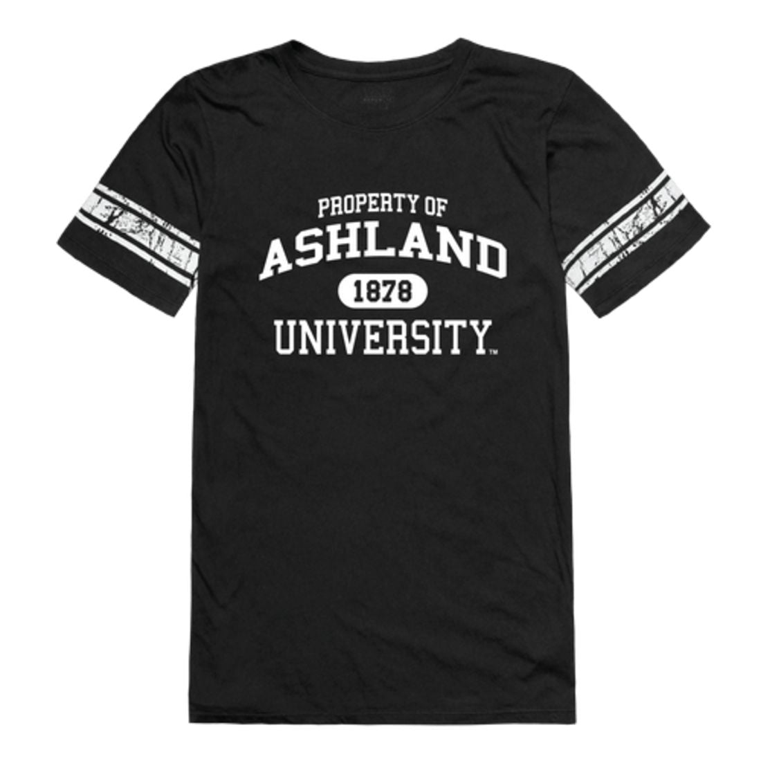 Ashland University Eagles Womens Property Football T-Shirt Tee