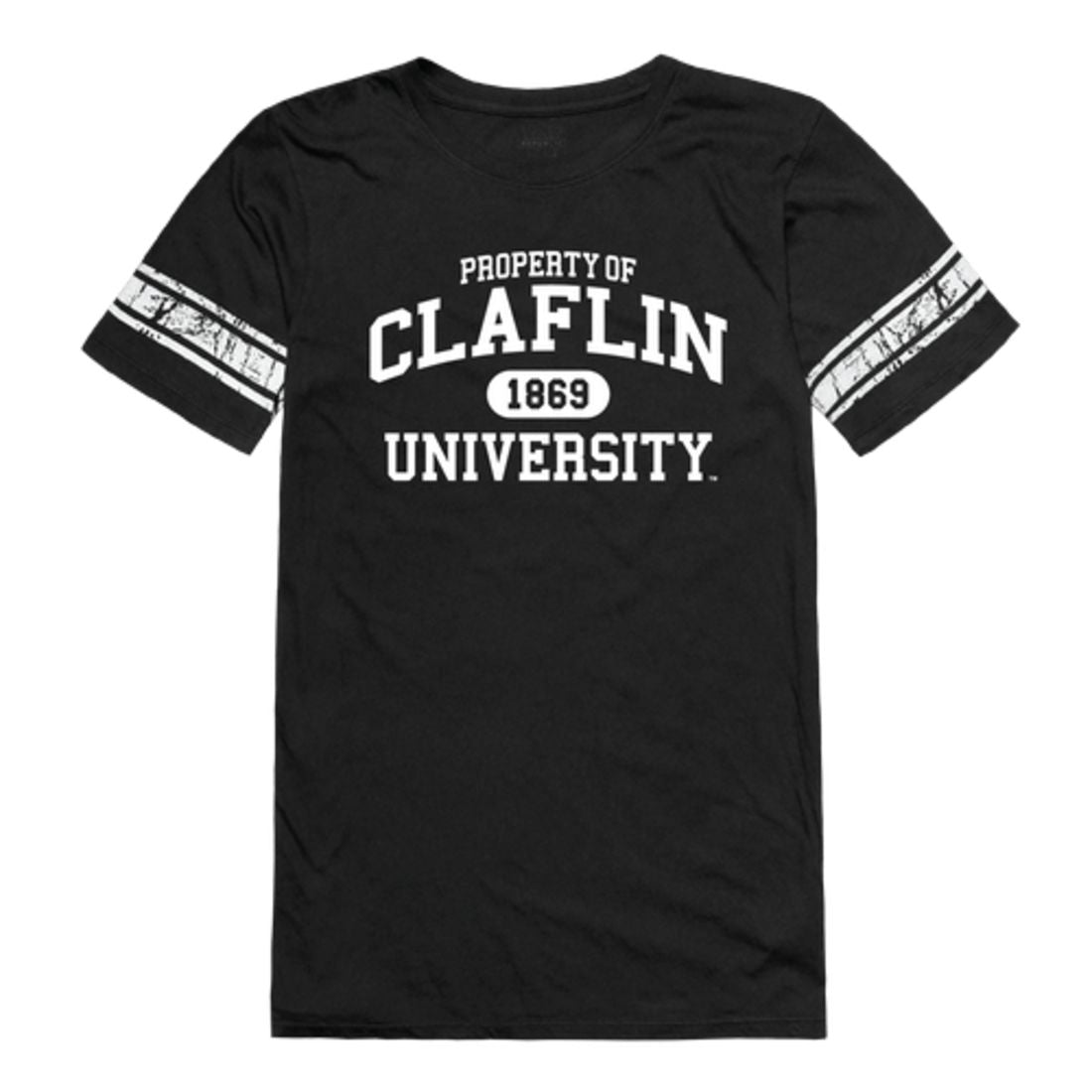 Claflin University Panthers Womens Property Football T-Shirt Tee