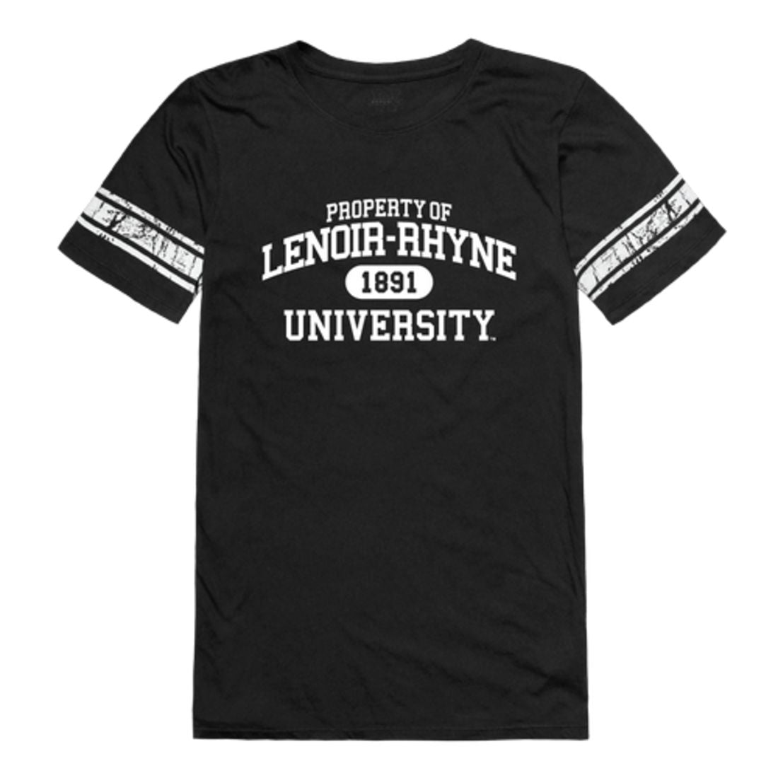 Lenoir-Rhyne University Bears Womens Property Football T-Shirt Tee
