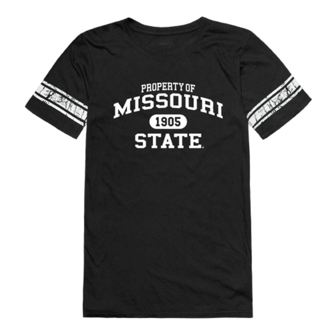 Missouri State University Bears Womens Property Football T-Shirt Tee