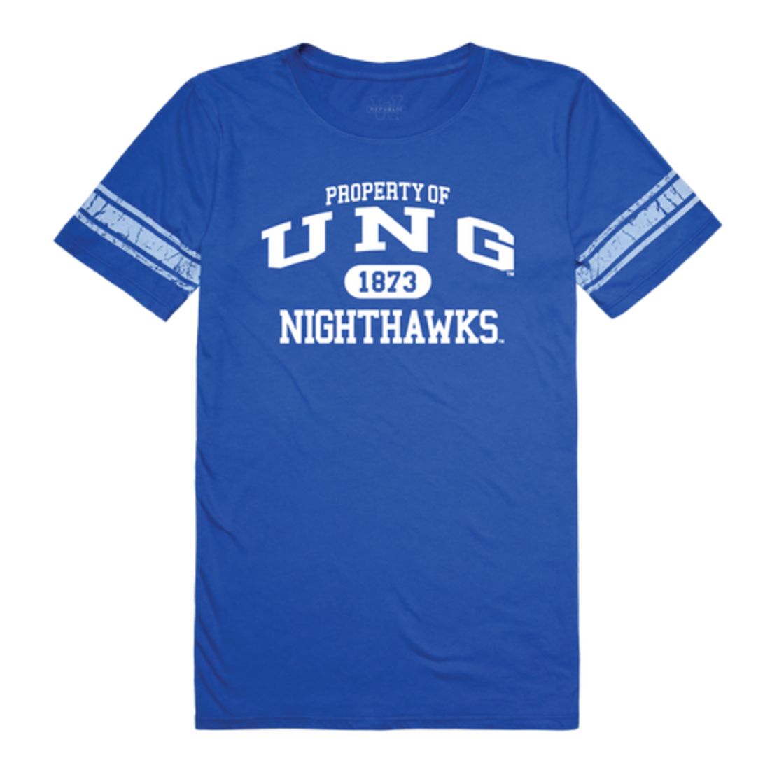 University of North Georgia Nighthawks Womens Property Football T-Shirt Tee