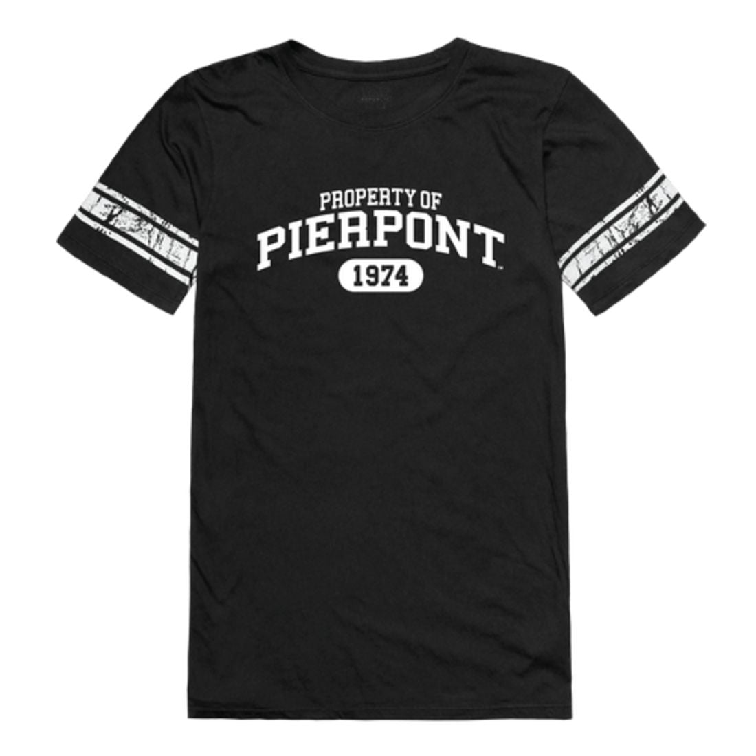 Pierpont Community & Technical College Lions Womens Property Football T-Shirt Tee