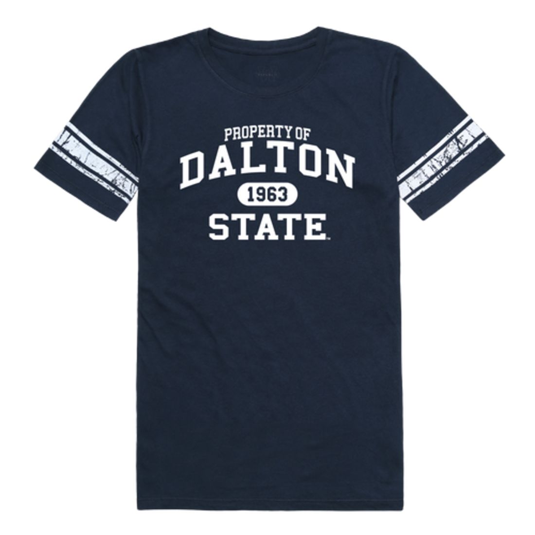 Dalton State College Roadrunners Womens Property Football T-Shirt Tee