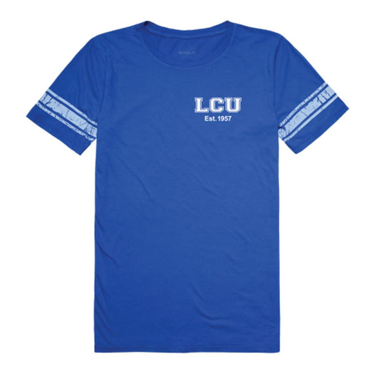 Lubbock Christian University Chaparral Womens Practice Football T-Shirt Tee