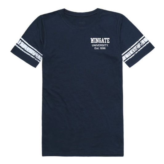 Wingate University Bulldogs Womens Practice Football T-Shirt Tee