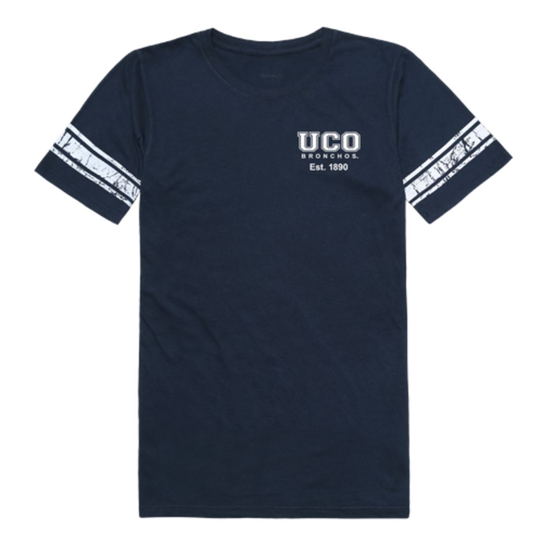 University of Central Oklahoma Bronchos Womens Practice Football T-Shirt Tee