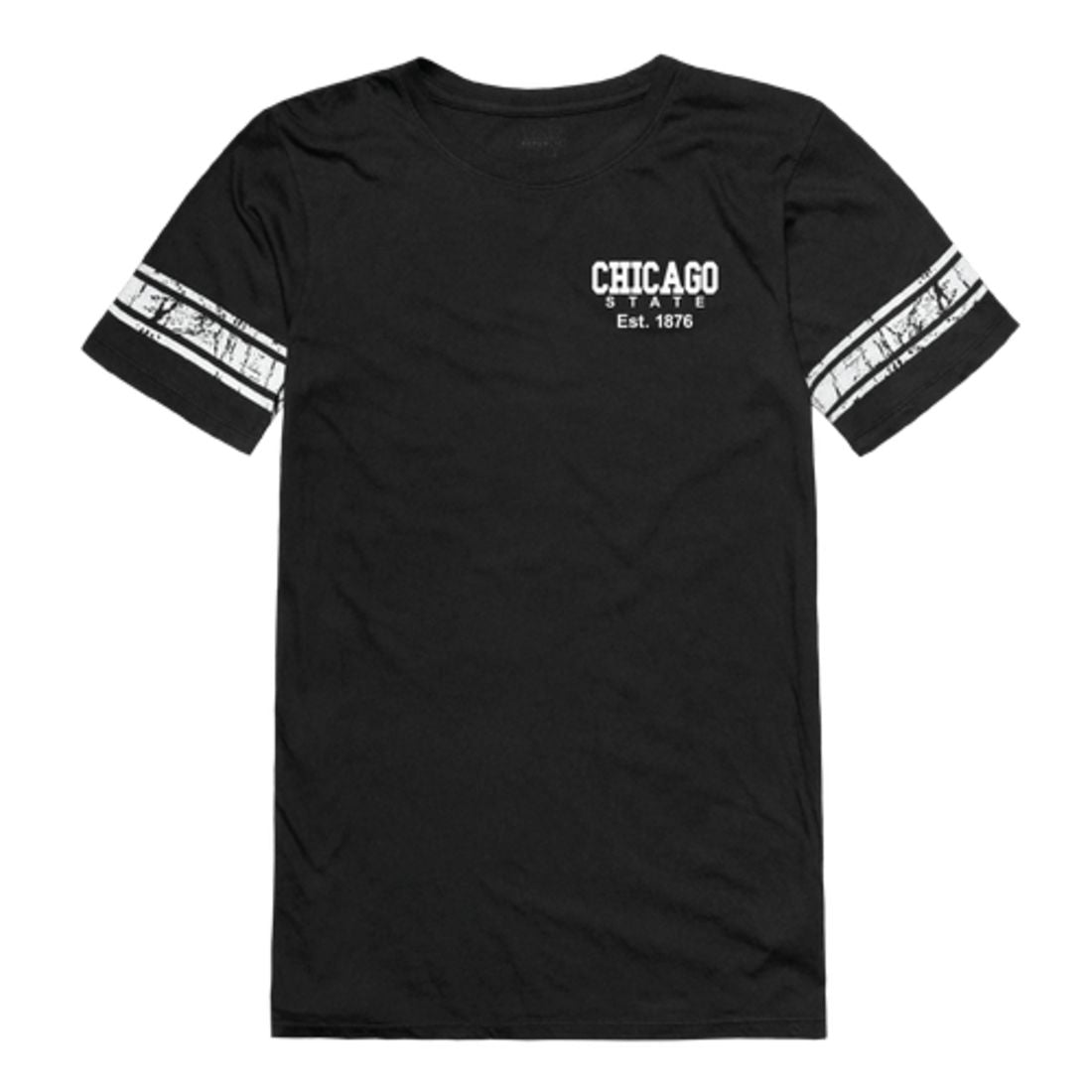 Chicago State University Cougars Womens Practice Football T-Shirt Tee