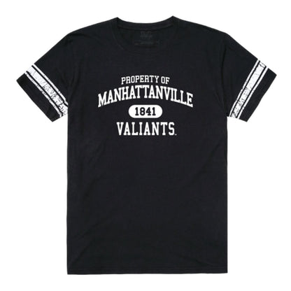 Manhattanville College Valiants Property Football T-Shirt Tee