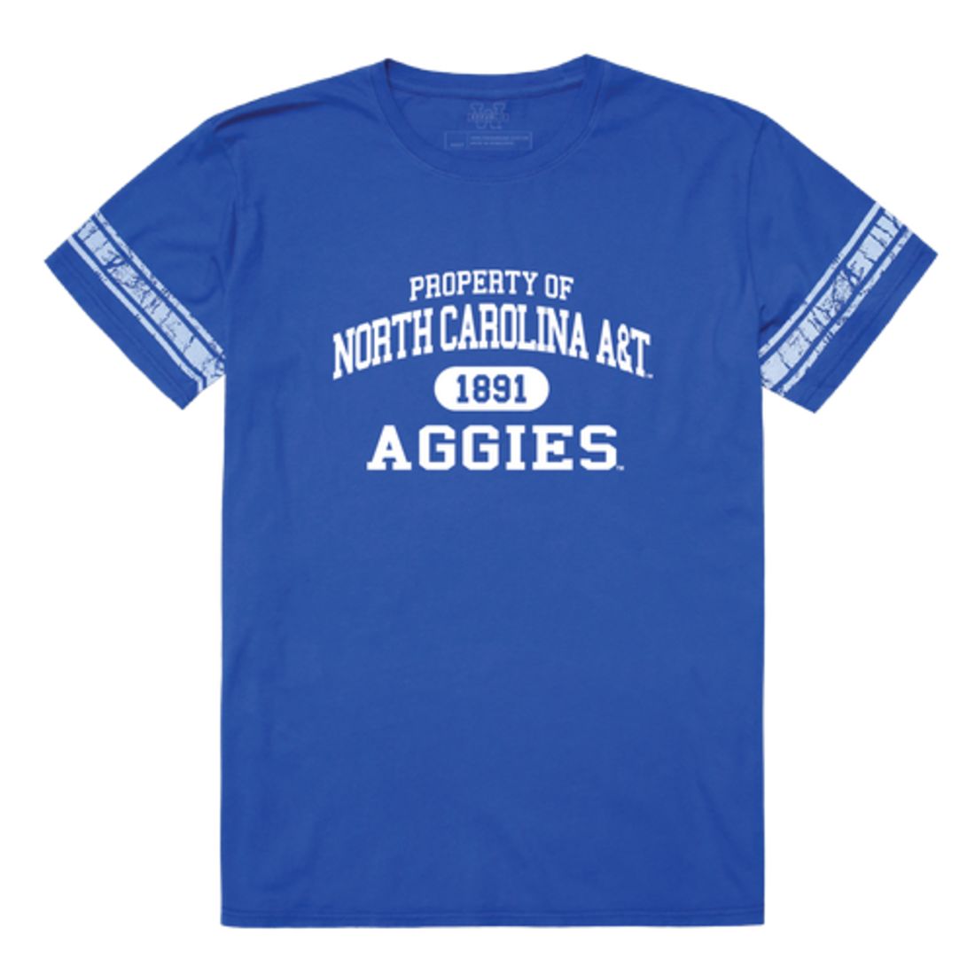 North Carolina A&T State University Aggies Property Football T-Shirt Tee