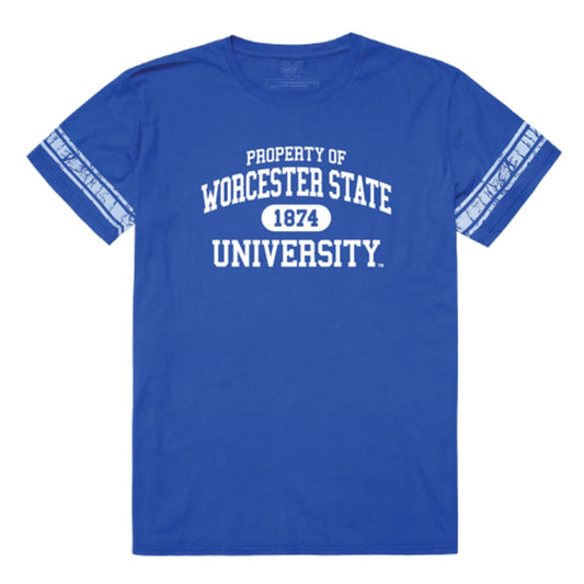 Worcester State University Lancers Property Football T-Shirt Tee