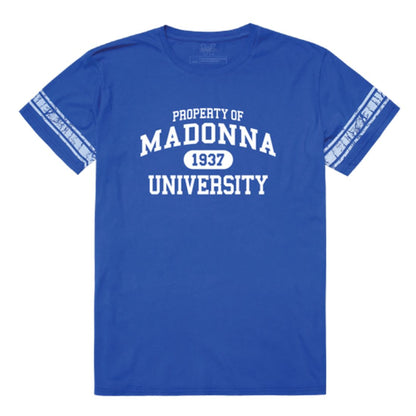 Madonna University Crusaders Property Football T-Shirt Tee