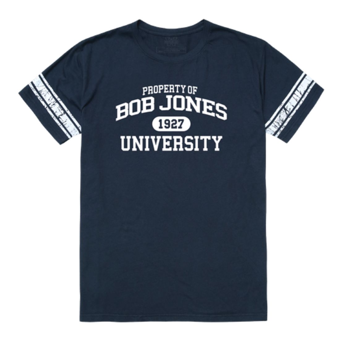 Bob Jones University Bruins Property Football T-Shirt Tee