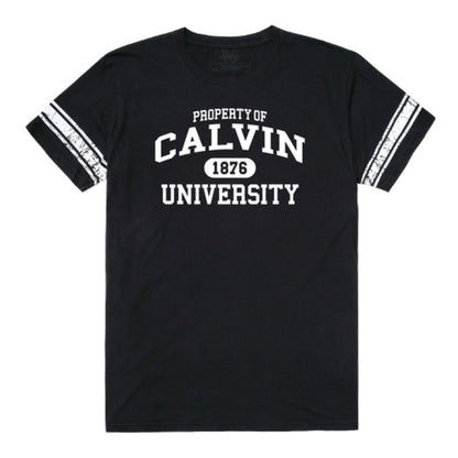 Calvin University Knights Property Football T-Shirt Tee