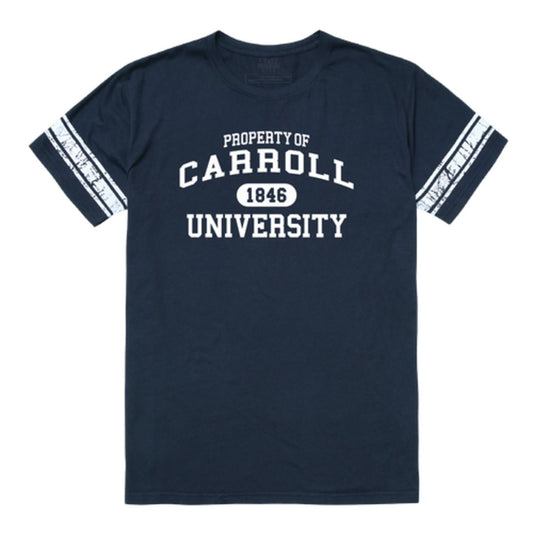 Carroll University Pioneers Property Football T-Shirt Tee